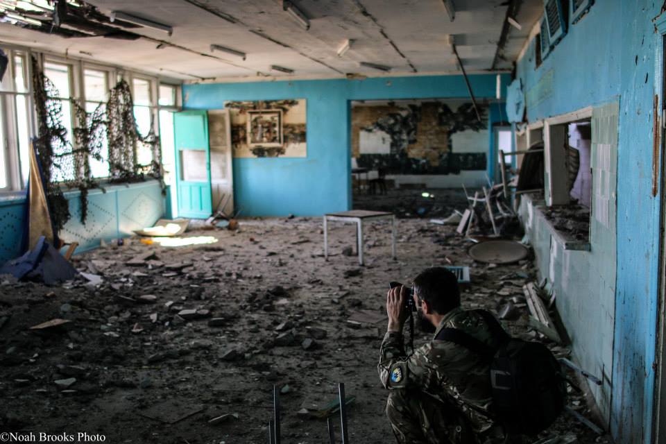 At the front in Shyrokyne with the Azov regiment - photo ...