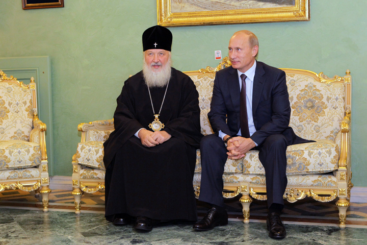 Putin and Patriarch Kirill of Moscow