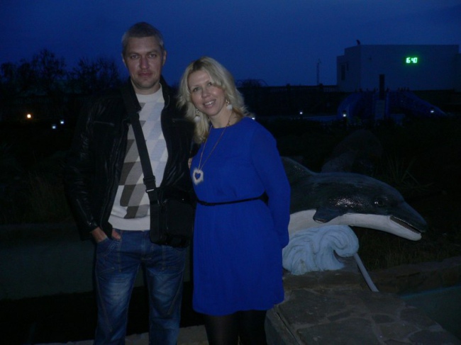 Stanyslav Klikh with Viktoria Symonov. Photo from his vk.com page