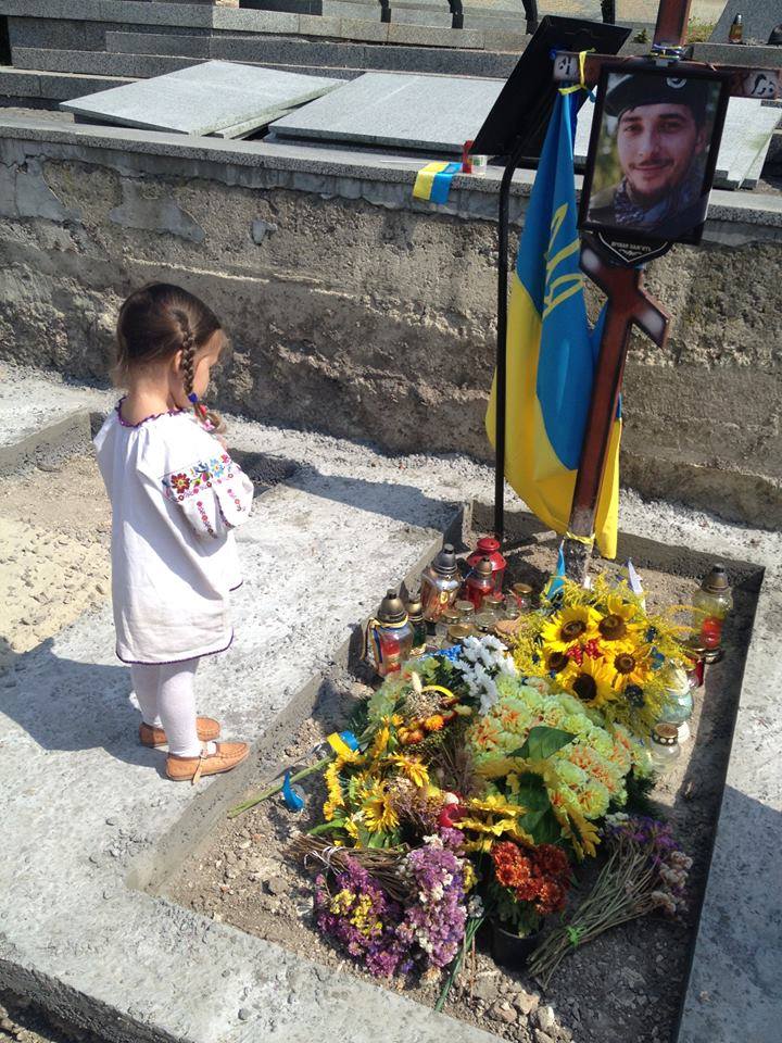 Yustinka, daughter of Victor Gurnyak killed defending Ukraine from the Russian invasion. (Image: social media)