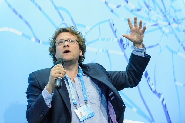 Peter Pomerantsev at the Legatum Institute (Image: YES)