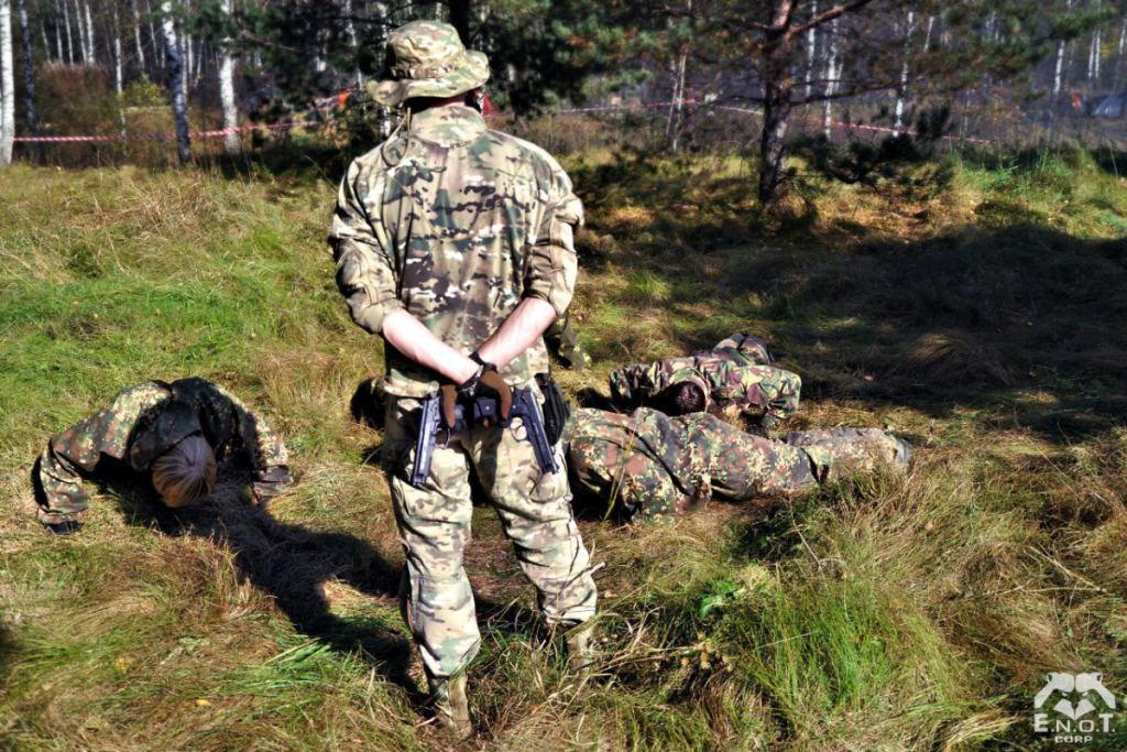 At a mercenary training camp for Russia's war in Ukraine. Moscow oblast, Russia, September 2015 (Image: ENOT Corp.)