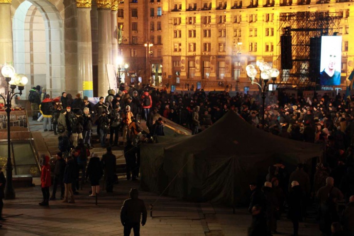 Kyiv Maidan on 20 February 2016, photo by pravda.com.ua