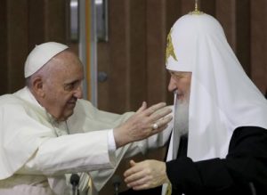 Meeting between Pope Francis and Moscow Patriarch Kirill