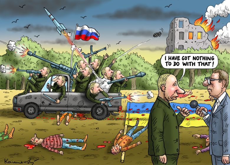"Peacemaker Putin" by Marian Kamensky