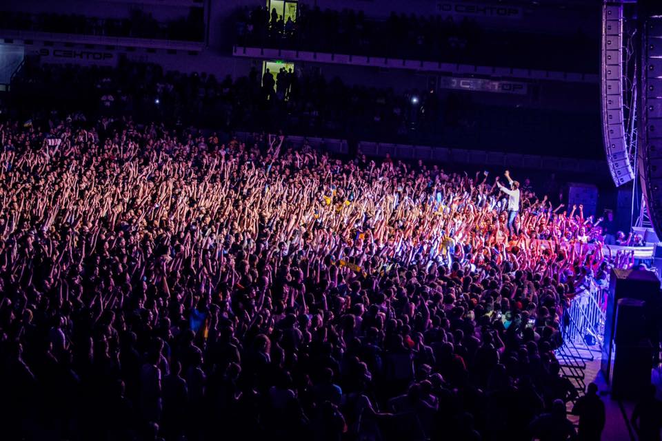 Okean Elzy performs in Mariupol May 17, 2016