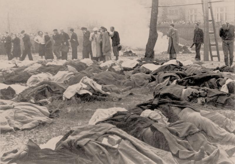 The corpses of prisoners of the Lviv NKVD jail who were hastily executed by the NKVD troops before fleeing the city from advancing Germans in July 1941. (Photo: cdvr.org.ua)