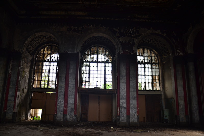 Abkhazia: Inside the train station in the capital city, Sukhumi, 2015 (Image: Aleksandr Valov, blogsochi.ru)