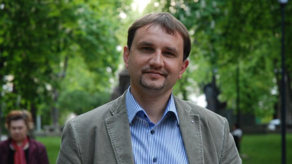 Volodymyr Viatrovych, Ukrainian historian (Image: Hannah Beitzer)