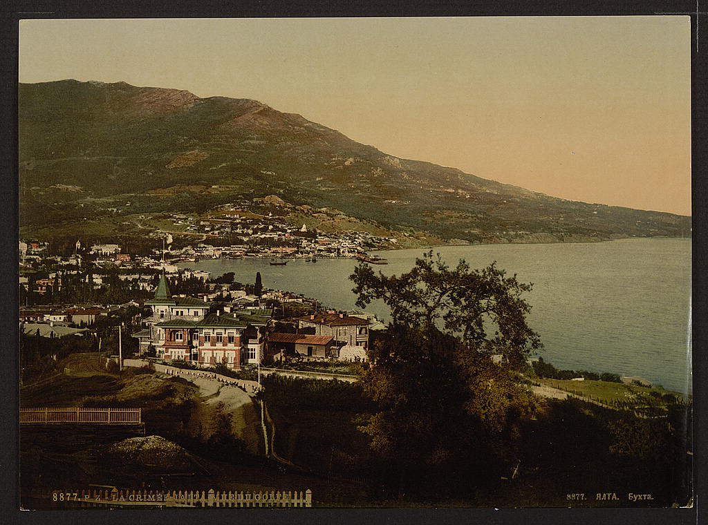 Yalta Harbor, Crimea, Ukraine circa 1890-1900. Image: Detroit Publishing Company via the Library of Congress