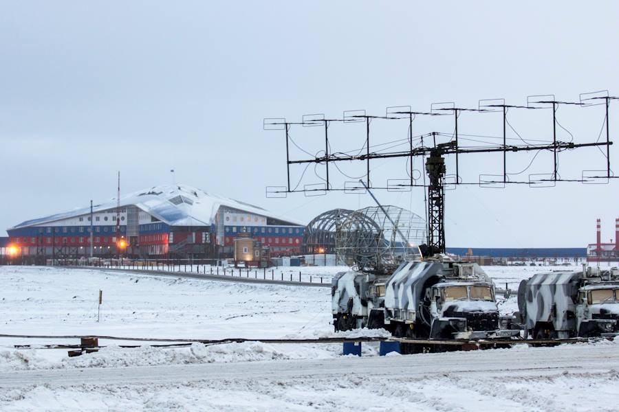 The Arctic Trefoil, a Russian military base on Alexandra Land island near the North Pole built in 2017 (Image: delphi.lv)