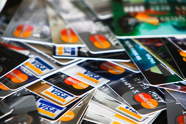 Pile of Credit Cards --- Image by © Alan Schein Photography/Corbis
