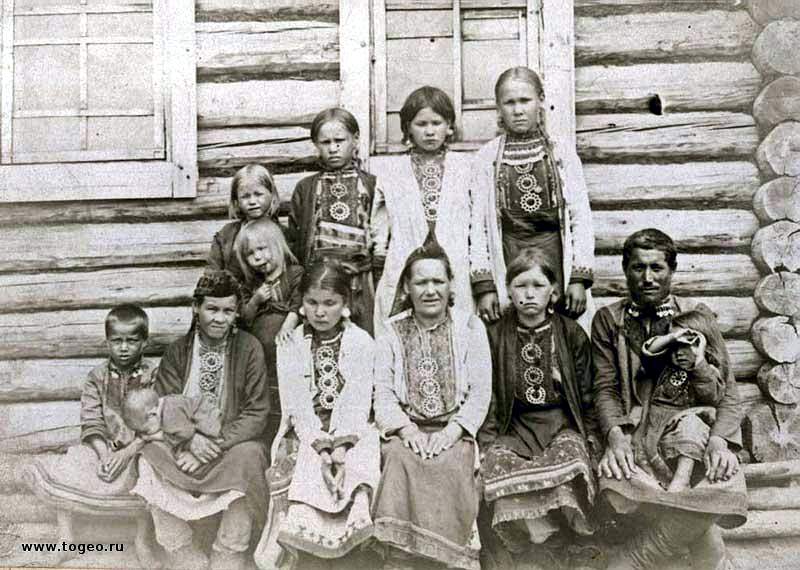 The Maris, an ethnicity composing modern-day Russians. Photo circa 1900.