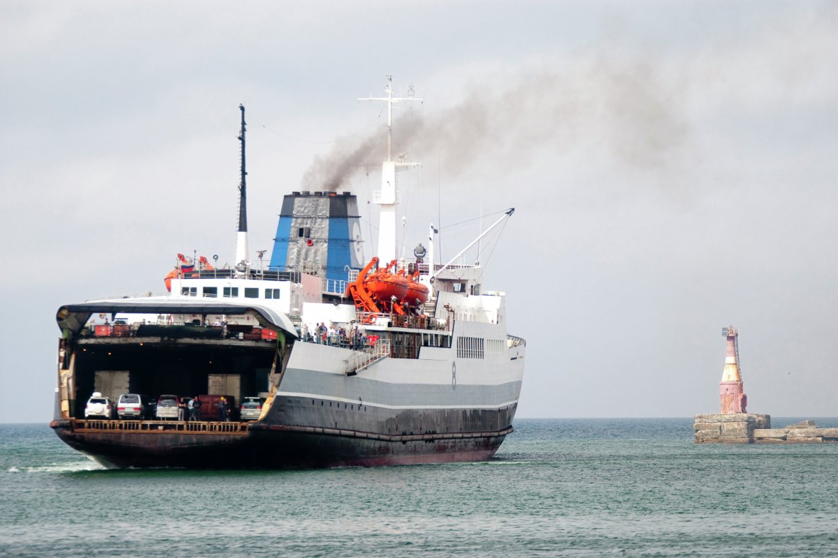 North Korean ferry in Vladivostok, Russia