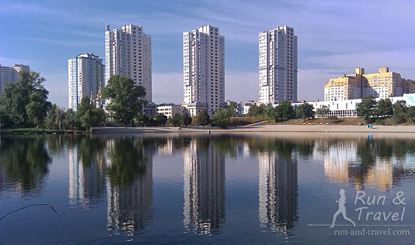 Lake Telbin is located in the district where the International Exhibition Center, the venue for Eurovision, is located. There are a lot of these oases in different districts of Kyiv. However, we do not recommend to go there during the night ~