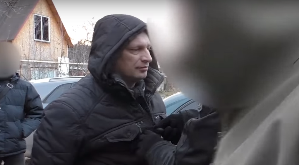 Edward Nedelyaev, a blogger from Luhansk held hostage but Russian terrorists