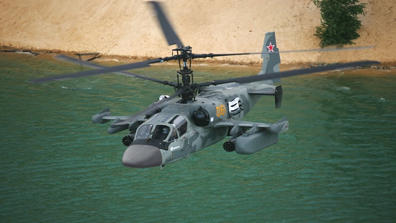 kamov k-52 ground attack helicopter