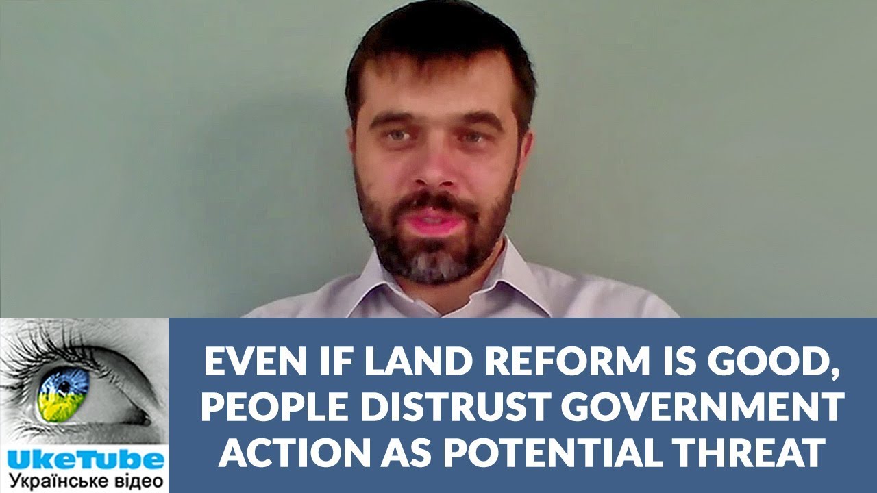 dr nizalov on land reform in Ukraine