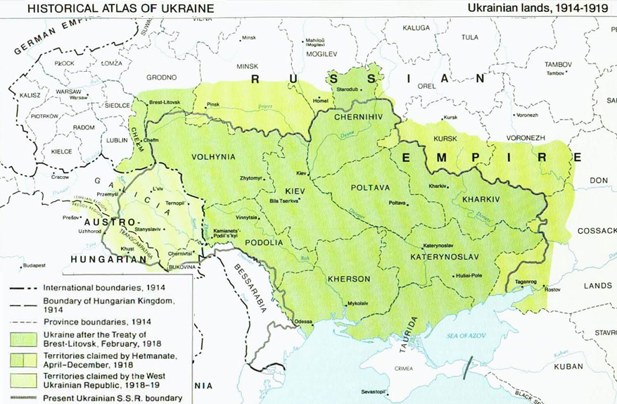 100 years ago, west and east Ukraine united in short-lived independence amid invasion from all sides ~~