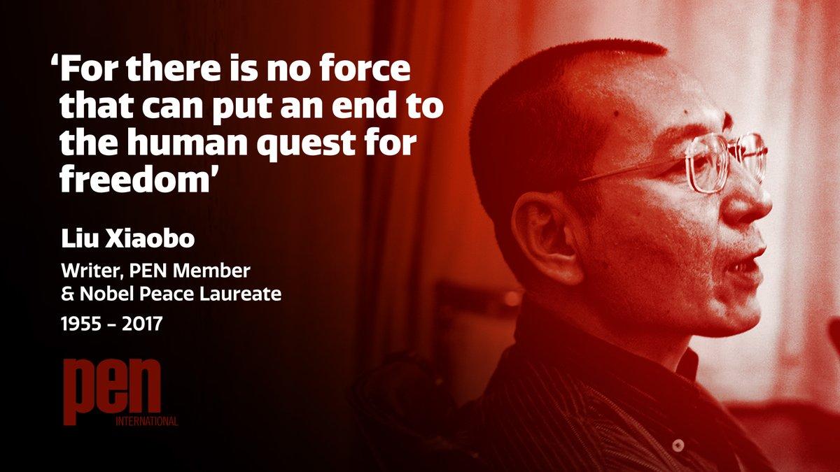 The world PEN congress in Lviv has honored the anti-communist dissident, Nobel Peace Prize laureate Liu Xiaobo, who died on 13 July 2017 after eight years in Chinese jail ~