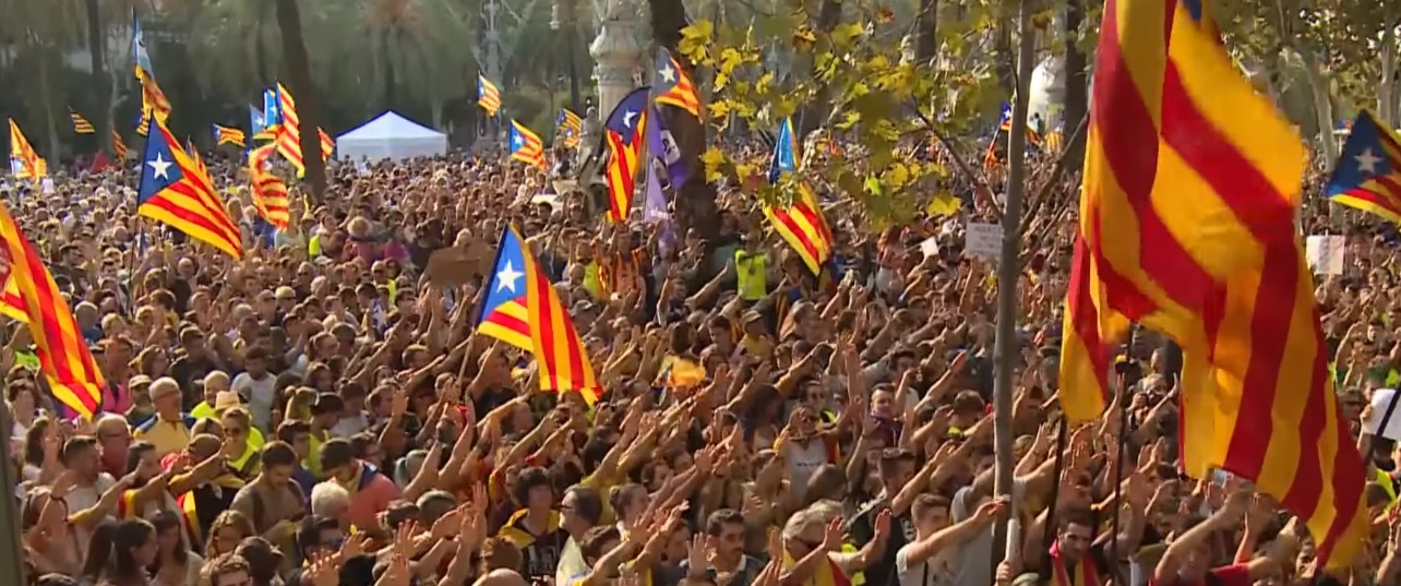 catalonia protesters