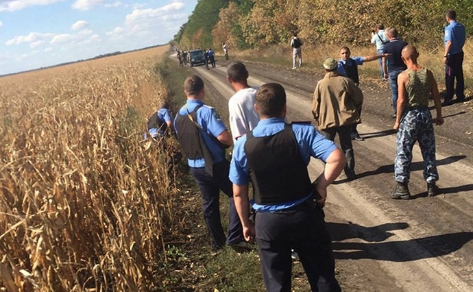 raider attack on one of the Ukrainian farm businesses