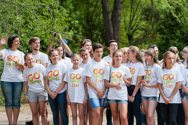 At the opening of Go Camps East 2017. Photo: flickr.com/global office