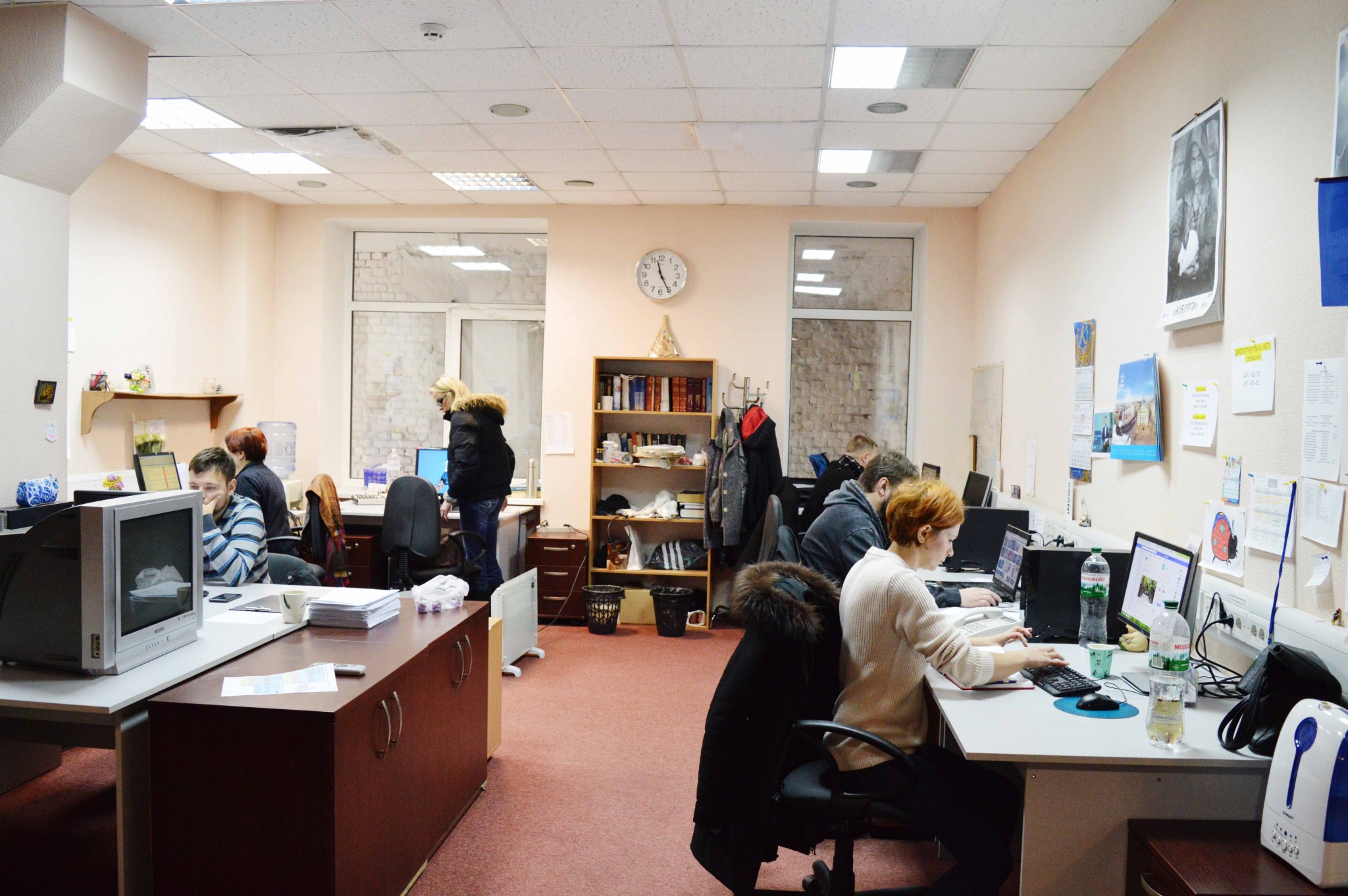 The newsroom of the public TV channel Photo: Euromaidan Press