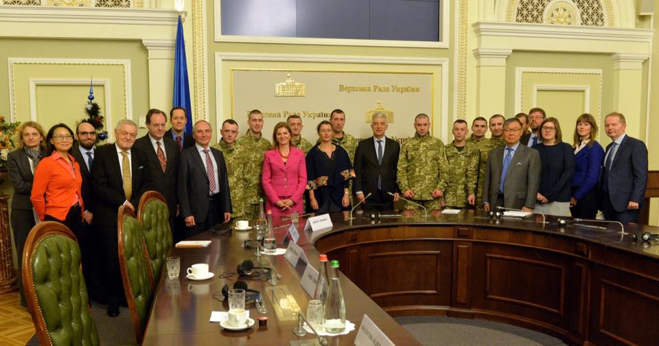 Former hostages after their captivity in the occupied Donbas.