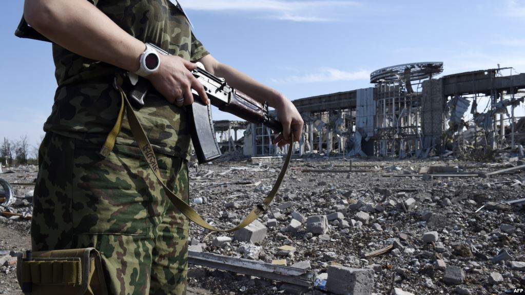 Luhansk Airport captured by Russian-hybrid forces, September 2014 ~