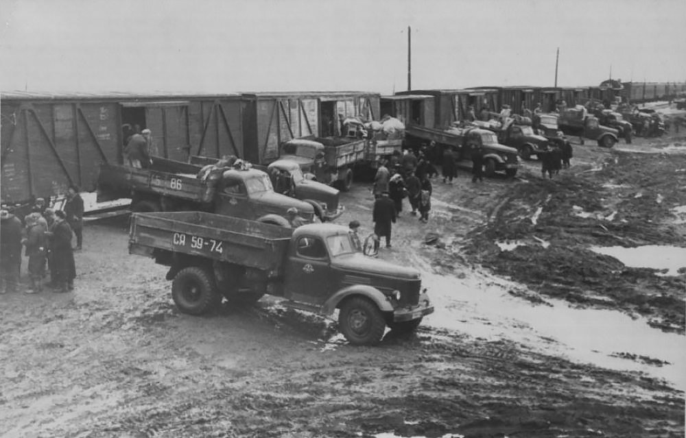 Deportation of hundreds of thousands of Ukrainians to Siberia and Kazakhstan in October 1947 code-named Operation West