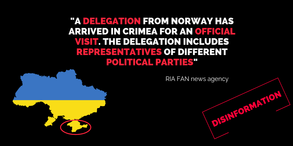 Russia brings random foreigners to occupied Crimea presenting them as official delegations
