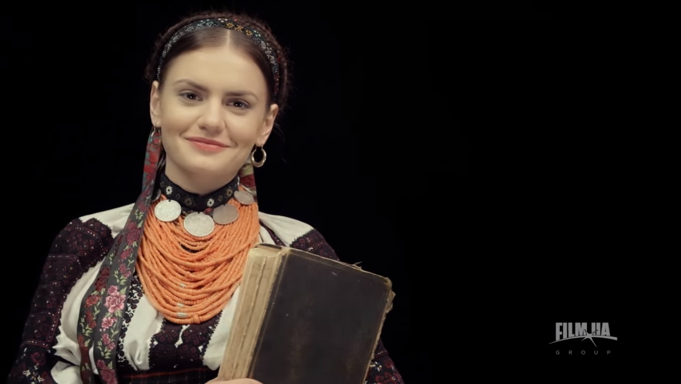 Girl Folk Dress Costume Russian Ethnic Traditional Short Sleeve
