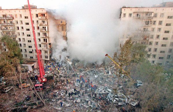 The apartment bombings were planned in such a way that sections of the buildings were entirely destroyed to cause the highest casualties. Source: North Caucasus Land ~