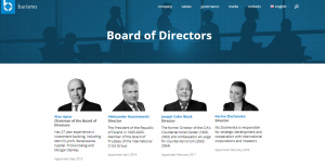 Former Polish President Aleksander Kwaśniewski among the top management of Burisma Holdings. Screenshot: burisma-group.com, 27 September 2019. ~
