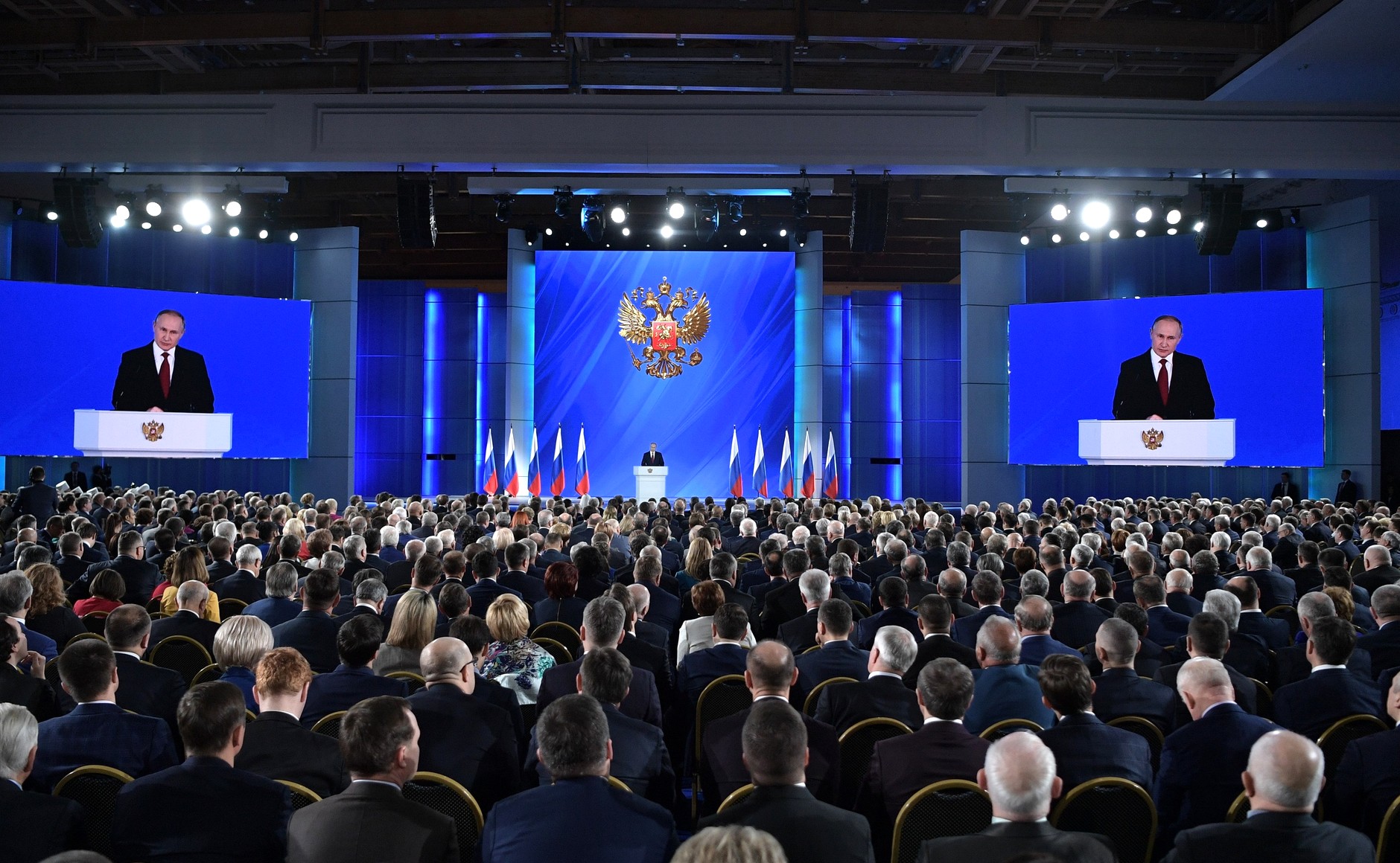 Vladimir Putin's address to the Federal Assembly of Russia on January 15, 2020 in Moscow. (Photo: kremlin.ru)