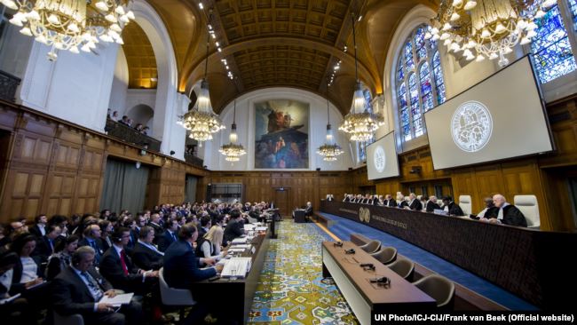 Рассмотрение иска Украины против России в Международном суде ООН. Гаага, 6 марта 2017 года