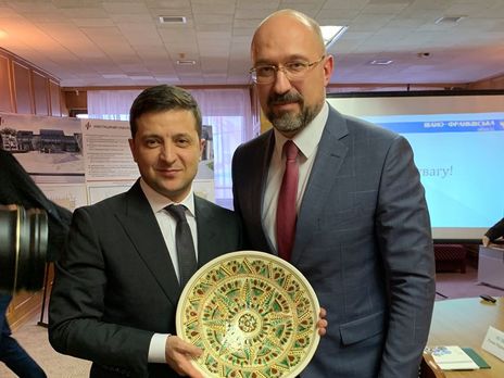 Denys Shmyhal and Volodymyr Zelenskyy before Shmyhal’s appointment as prime minister. Source: gordon.ua ~