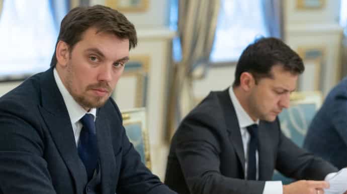 Zelenskyy dismissed the government led by Honcharuk (on the left) only after six months of work. Photo: pravda.com.ua ~
