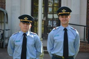 Ukrainian cadets at the Royal Air Force College Cranwell in Lincolnshire, East England. Photo: Photo: hups.mil.gov.ua ~