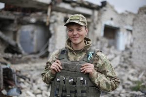 Vlad “Scorpion”, 21 years old, from Kyiv. Deployed near Butivka mine, May 10, 2017. Vlad took part in heavy fighting on the outskirts of Avdiyivka, Donetsk Oblast in the winter and spring of 2017. ~