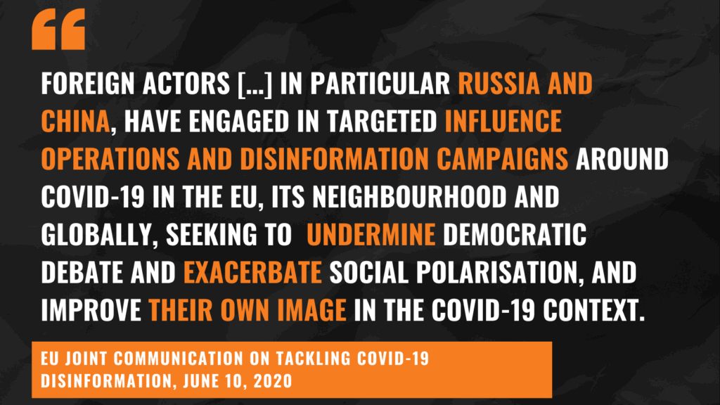 Over 3000 Russian propaganda cases registered by EU disinformation watchdog in 2020 ~~