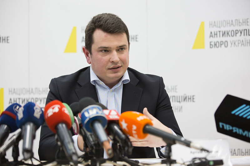 Artem Sytnyk who was appointed in 2015 as Director of the NABU. Photo: nabu.gov.ua ~