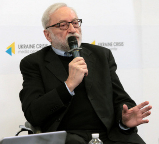 Yosyf Zissels, a Ukrainian dissident of Jewish origin and president of the Association of Jewish Public Organizations and Communities of Ukraine. Source: Ukrinform ~
