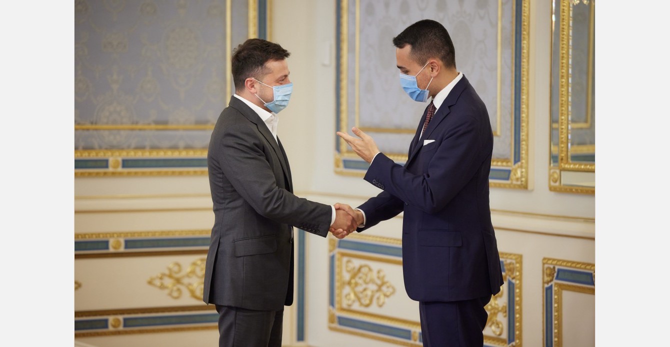 Meeting of Zelensky and Di Maio in Kyiv, June 10, 2021 (Source: President.gov.ua)