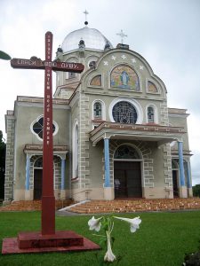 Ukrainian church in Prudentópolis, South Brazil. Photo: Fabiano Ferrari/ Wikimedia Commons ~