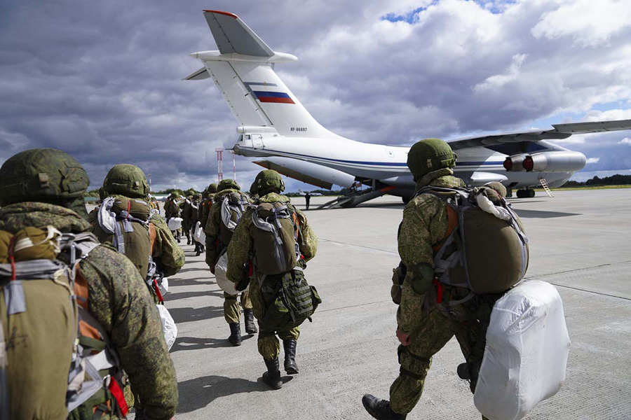 Russian airborne forces participate in Zapad 2021 exercise in Kaliningrad (Source: Joint Forces)