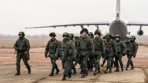 Russian troops in Kazakhstan