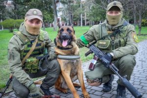 National Guard trophy dog