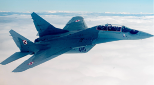 poland considers transferring additional mig-29 fighter jets ukraine polish air force jet 2021 illustrative us force/edgar grimaldo